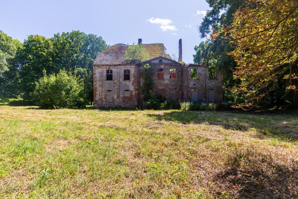 Ruiny pałacu w Starej Dobrzycy