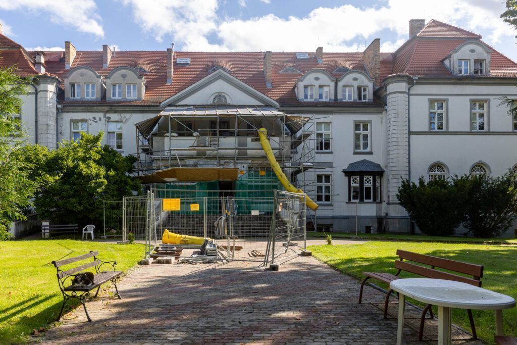 Pałac w Parsowie od strony ogrodu