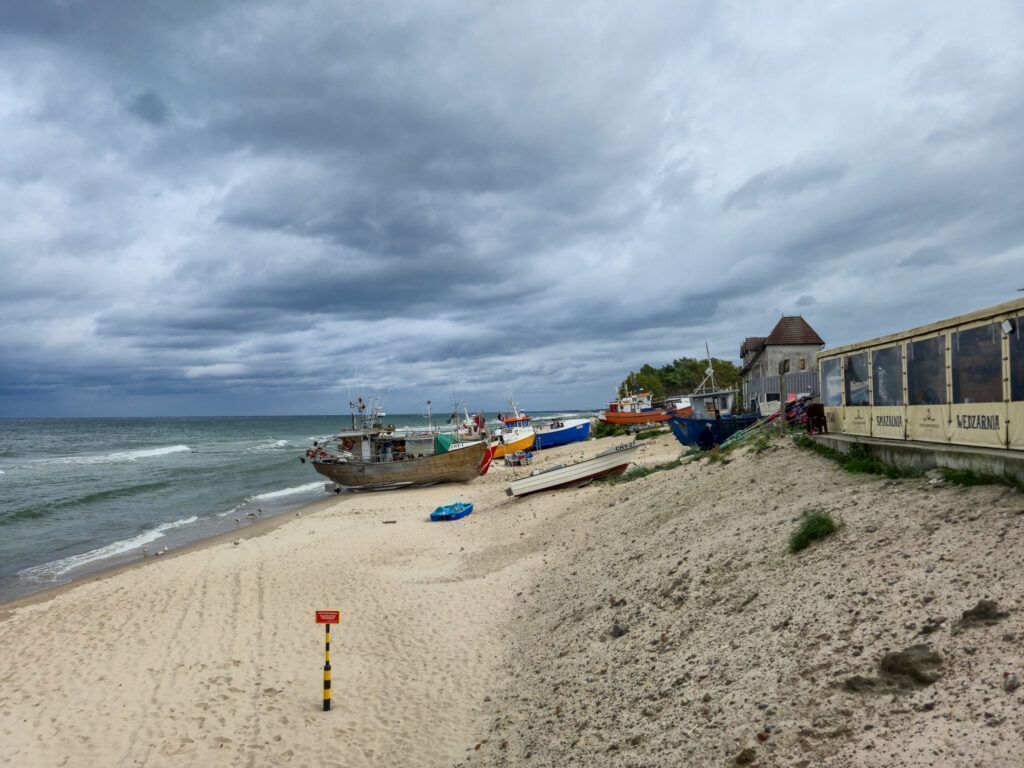 Okolice Sarbinowa Chłopy Przystań kutrów